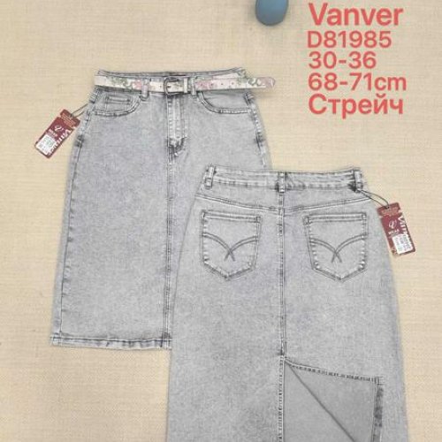 Юбка Vanver (30-36) D81985 l.grey (лето) Vanver D81985 l.grey