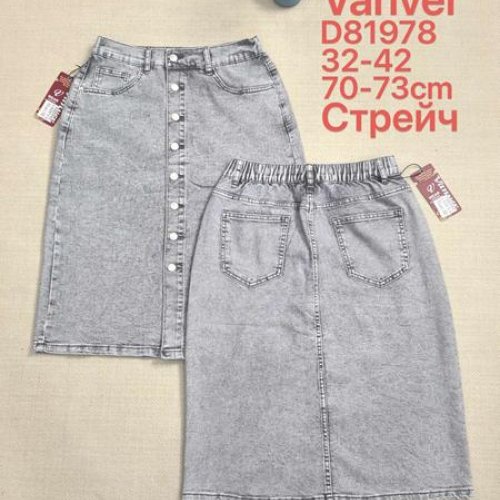 Юбка Vanver (32-42) D81978 l.grey (лето) Vanver D81978 l.grey