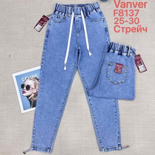 Джинсы Vanver (25-30) F8137 l.blue (деми) Vanver F8137 l.blue