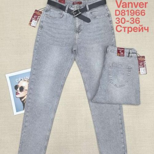 Джинсы Vanver (30-36) D81966 l.grey (деми) Vanver D81966 l.grey