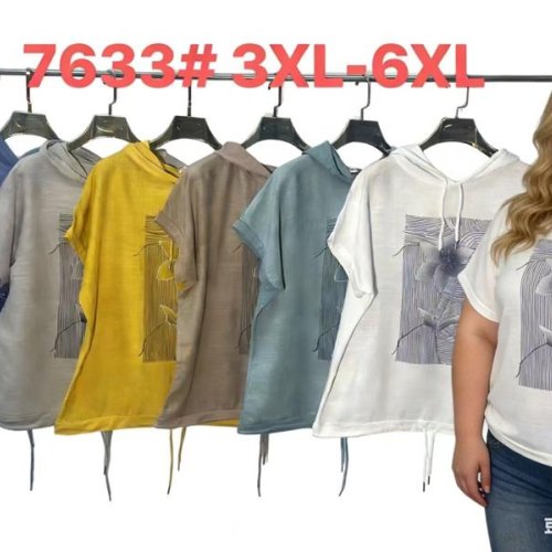 Футболка Monarlir (3XL-6XL) 7633 grey (лето) Monarlir 7633 grey