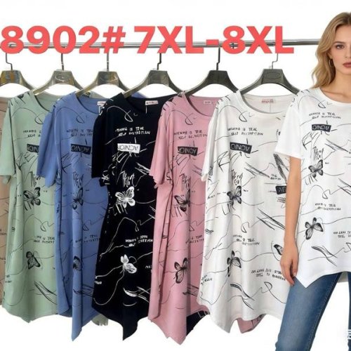 Футболка Monarlir (7XL-8XL) 8902 black (лето) Monarlir 8902 black
