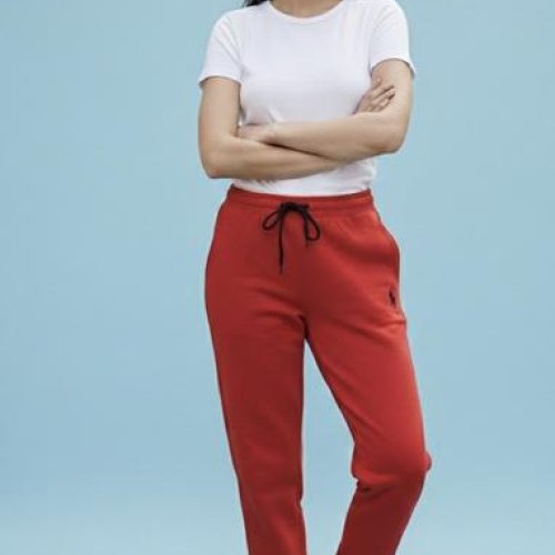 Штаны спорт Zalov (S-L) ZW1280 red (деми) Zalov ZW1280 red