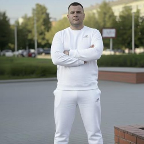 Костюм спорт Zalov (54-62) ZW1324 white (деми) Zalov ZW1324 white