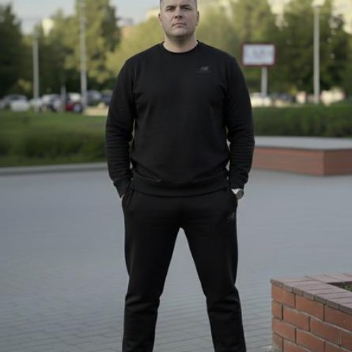 Костюм спорт Zalov (54-62) ZW1329 black (деми) Zalov ZW1329 black