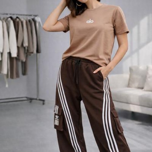 Штаны спорт Zalov (S-L) ZW1363 brown (деми) Zalov ZW1363 brown