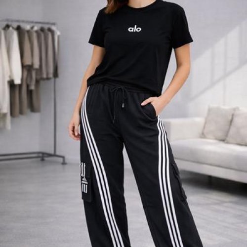 Штаны спорт Zalov (S-L) ZW1364 black (деми) Zalov ZW1364 black