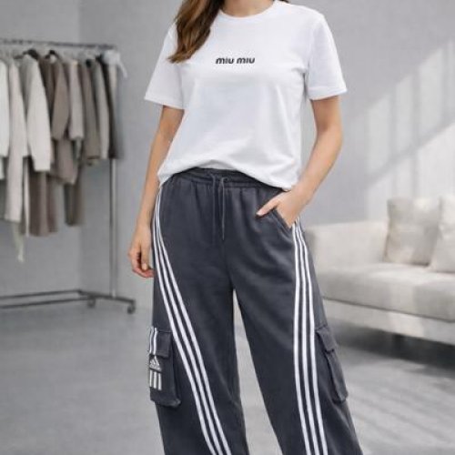 Штаны спорт Zalov (S-L) ZW1365 grey (деми) Zalov ZW1365 grey