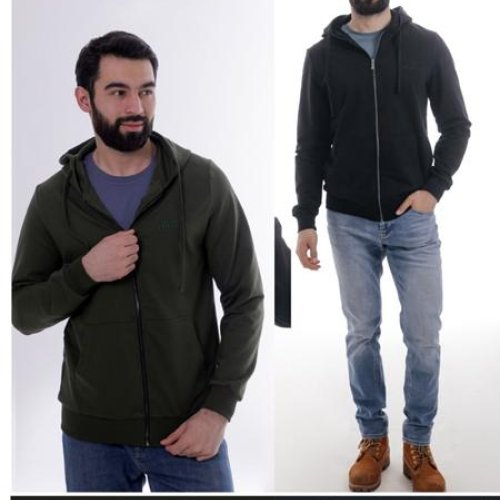 Кофта спорт Samo (48-56) 8061 black (деми) Samo 8061 black