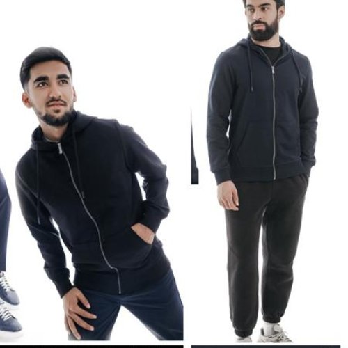 Кофта спорт Samo (48-56) 8082 black (деми) Samo 8082 black