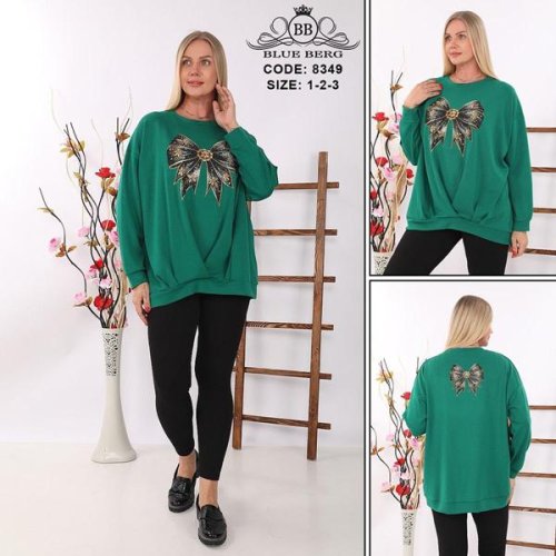 Свитер Julia (54-58) 8349 green (деми) Julia 8349 green