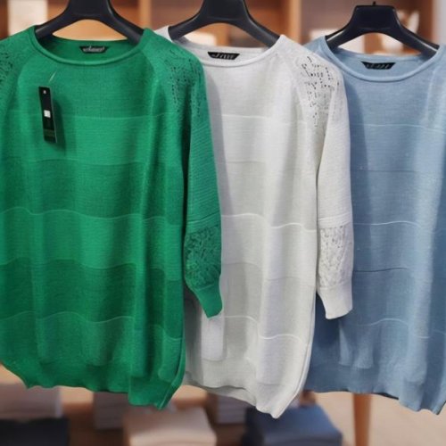 Свитер Julia (52-54) JL1010 l.blue (деми) Julia JL1010 l.blue