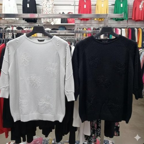 Свитер Julia (52-54) JL1033 black (деми) Julia JL1033 black