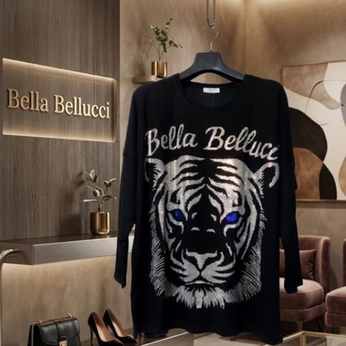 Свитер Julia (one size) JL1055 black (деми) Julia JL1055 black