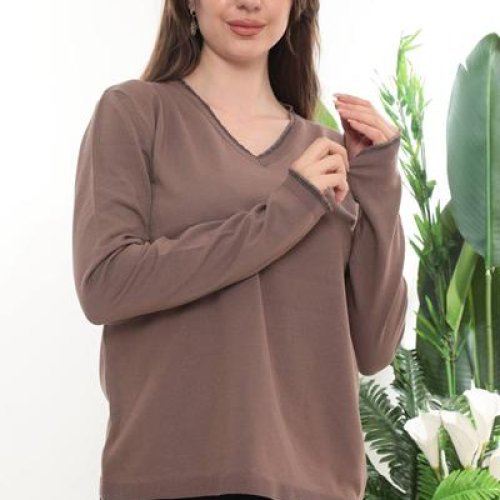 Свитер Julia (52-54) JL919 brown (деми) Julia JL919 brown