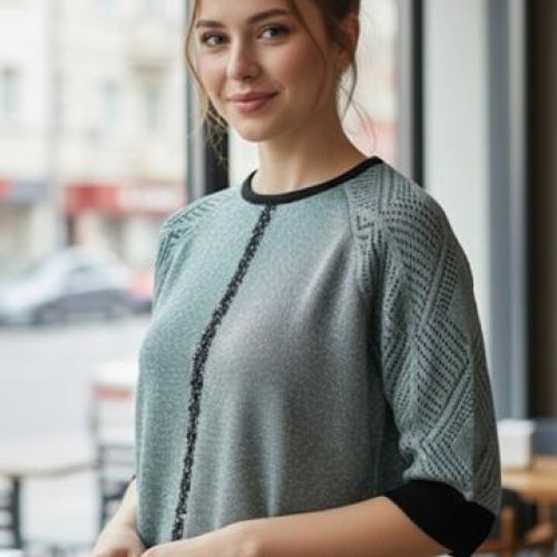 Свитер Julia (52-54) JL943 mint (деми) Julia JL943 mint