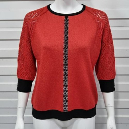 Свитер Julia (52-54) JL944 red (деми) Julia JL944 red