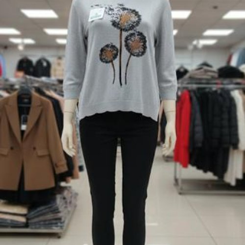 Свитер Julia (50-52) JL950 grey (деми) Julia JL950 grey