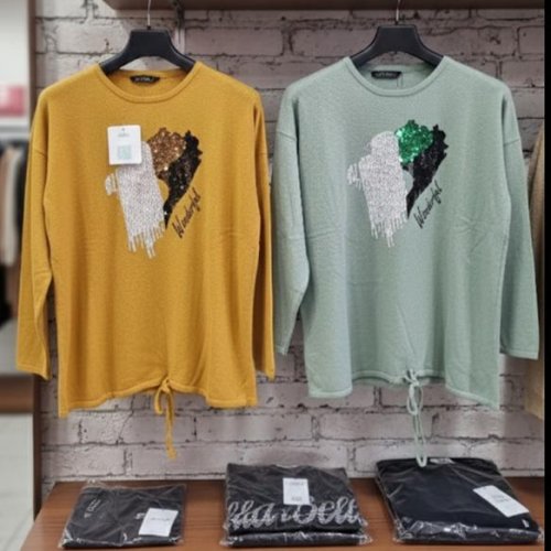 Свитер Julia (52-54) JL972 yellow (деми) Julia JL972 yellow