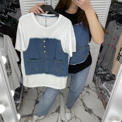 Футболка Karon (S-L) 3209 white (лето) Karon 3209 white