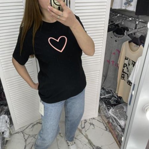 Футболка Karon (one size) 68018 black (лето) Karon 68018 black