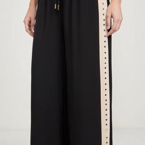 Штаны спорт Karon (S-L) 7211 black (деми) Karon 7211 black