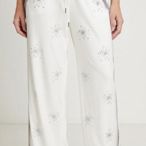 Штаны спорт Karon (S-L) 7217 white (деми) Karon 7217 white