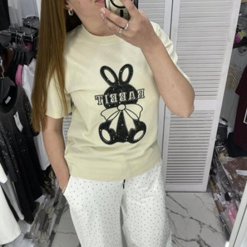 Футболка Karon (one size) 8206 yellow (лето) Karon 8206 yellow