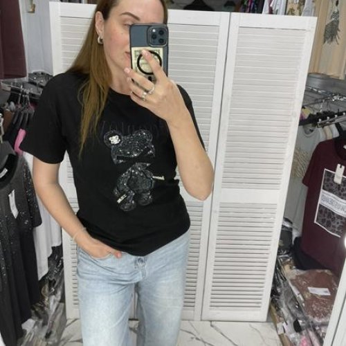Футболка Karon (one size) 8209 black (лето) Karon 8209 black