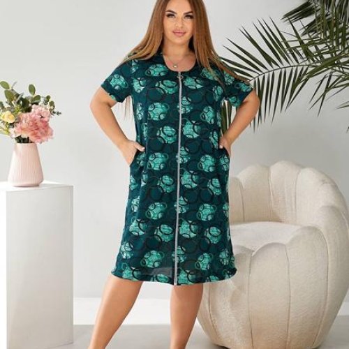 Халат BAT (50-60) 1030-3 green (лето) BAT 1030-3 green