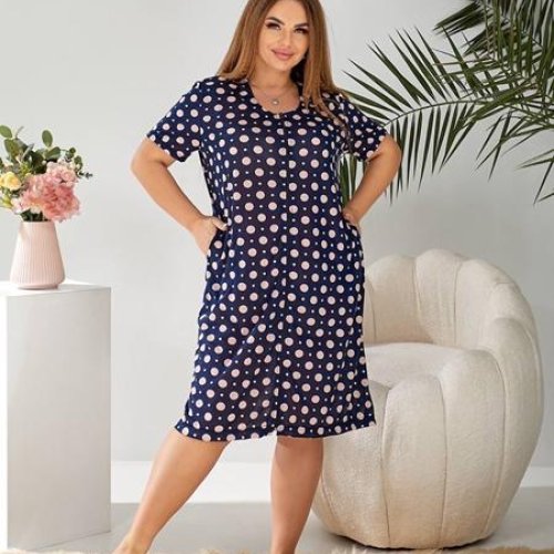 Халат BAT (50-60) 1030-7 navy (лето) BAT 1030-7 navy