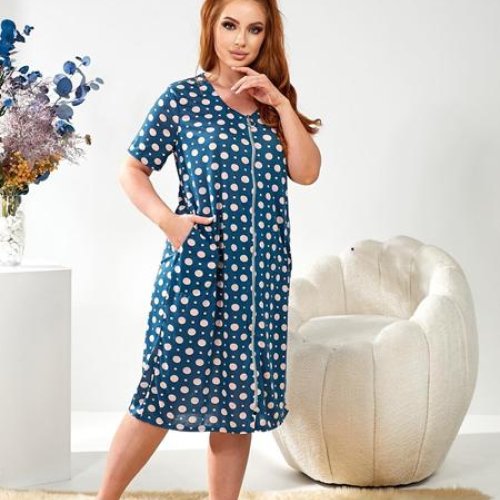 Халат BAT (50-60) 1030-8 blue (лето) BAT 1030-8 blue