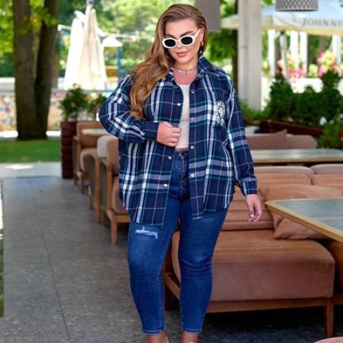 Рубашка BAT (50-60) 57-6 navy (деми) BAT 57-6 navy