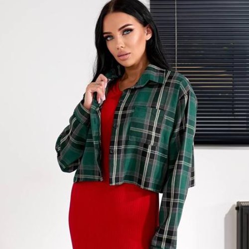 Рубашка BAT (42-48) 898-3 green (деми) BAT 898-3 green