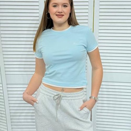 Топ MMC clothes (42-46) 7112 l.blue (лето) MMC clothes 7112 l.blue