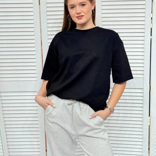 Футболка MMC clothes (one size) 7320 black (лето) MMC clothes 7320 black