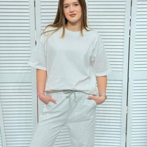 Футболка MMC clothes (one size) 7320 white (лето) MMC clothes 7320 white