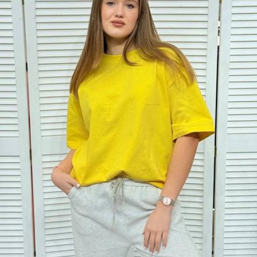 Футболка MMC clothes (one size) 7320 yellow (лето) MMC clothes 7320 yellow
