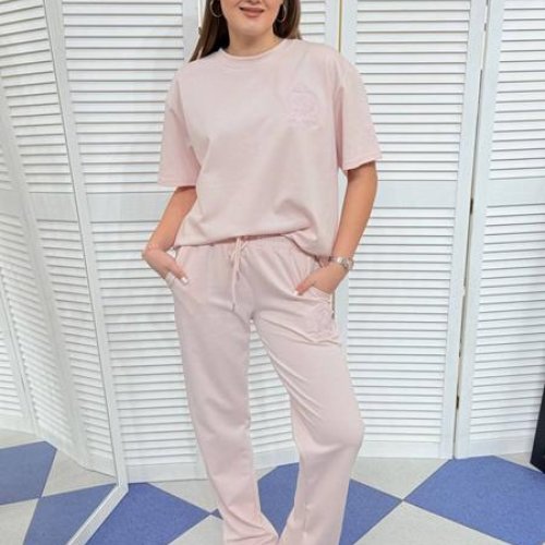 Костюм спорт MMC clothes (44-50) 74101 pink (лето) MMC clothes 74101 pink