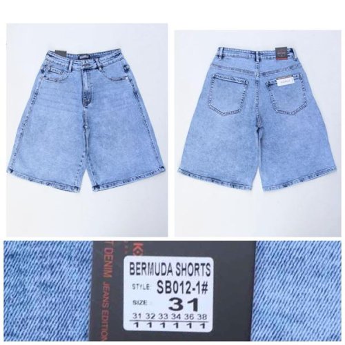 Шорты Relucky (31-38) SB012-1 l.blue (лето) Relucky SB012-1 l.blue