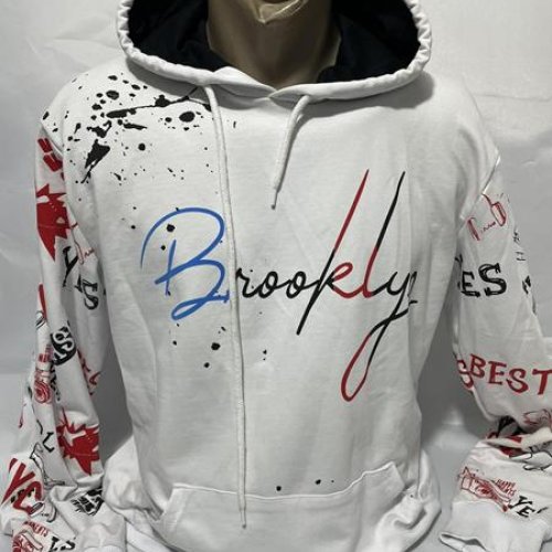 Худи Sabihina (M-3XL) SB1580 white (деми) Sabihina SB1580 white