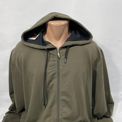 Кофта спорт Sabihina (2XL-6XL) SB1591 khaki (деми) Sabihina SB1591 khaki