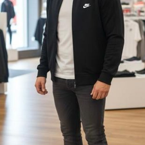 Кофта спорт Mary Poppins (S-2XL) 7319 black (деми) Mary Poppins 7319 black