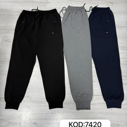 Штаны спорт Mary Poppins (3XL-5XL) 7420 black (деми) Mary Poppins 7420 black