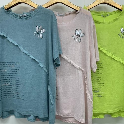 Футболка DGMD (3XL-6XL) 9588 apricot (лето) DGMD 9588 apricot