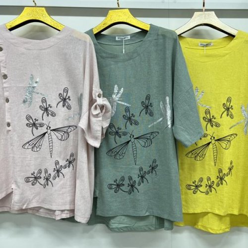 Футболка DGMD (7XL-10XL) 9585 yellow (лето) DGMD 9585 yellow