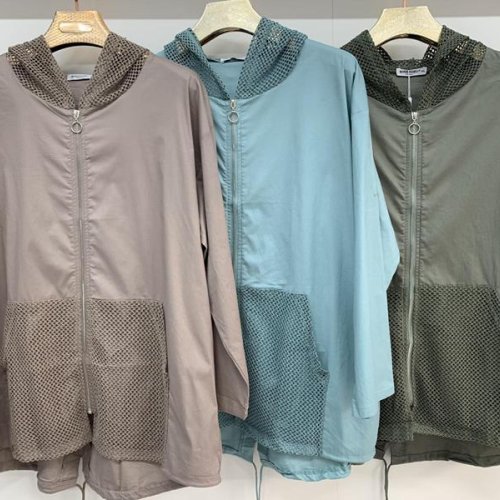 Ветровка DGMD (3XL-7XL) 7707 nude (деми) DGMD 7707 nude