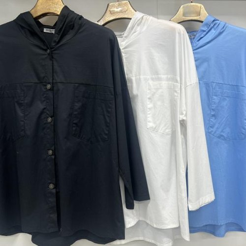 Рубашка DGMD (3XL-7XL) 7842 blue (деми) DGMD 7842 blue