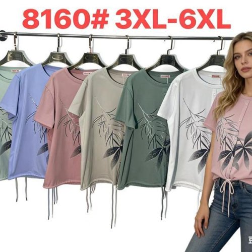 Футболка DGMD (3XL-6XL) 8160 pink (лето) DGMD 8160 pink