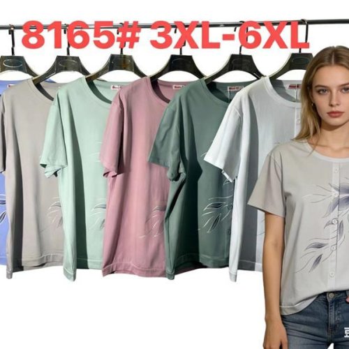 Футболка DGMD (3XL-6XL) 8165 white (лето) DGMD 8165 white